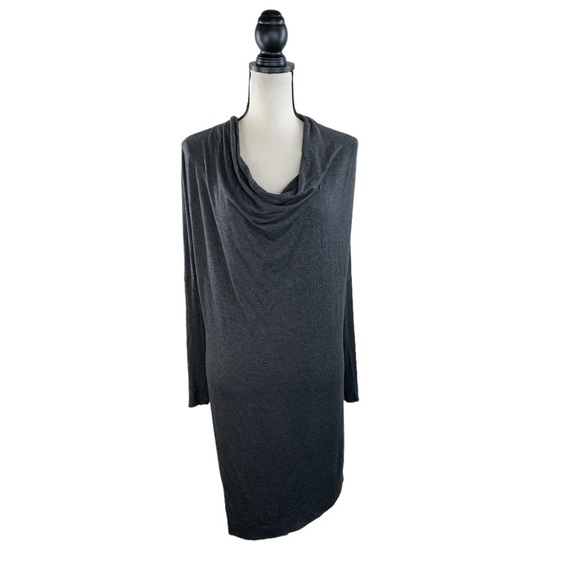 Sen Cowl Neck Mixed Media Sleeve Dress XS - Picture 1 of 9